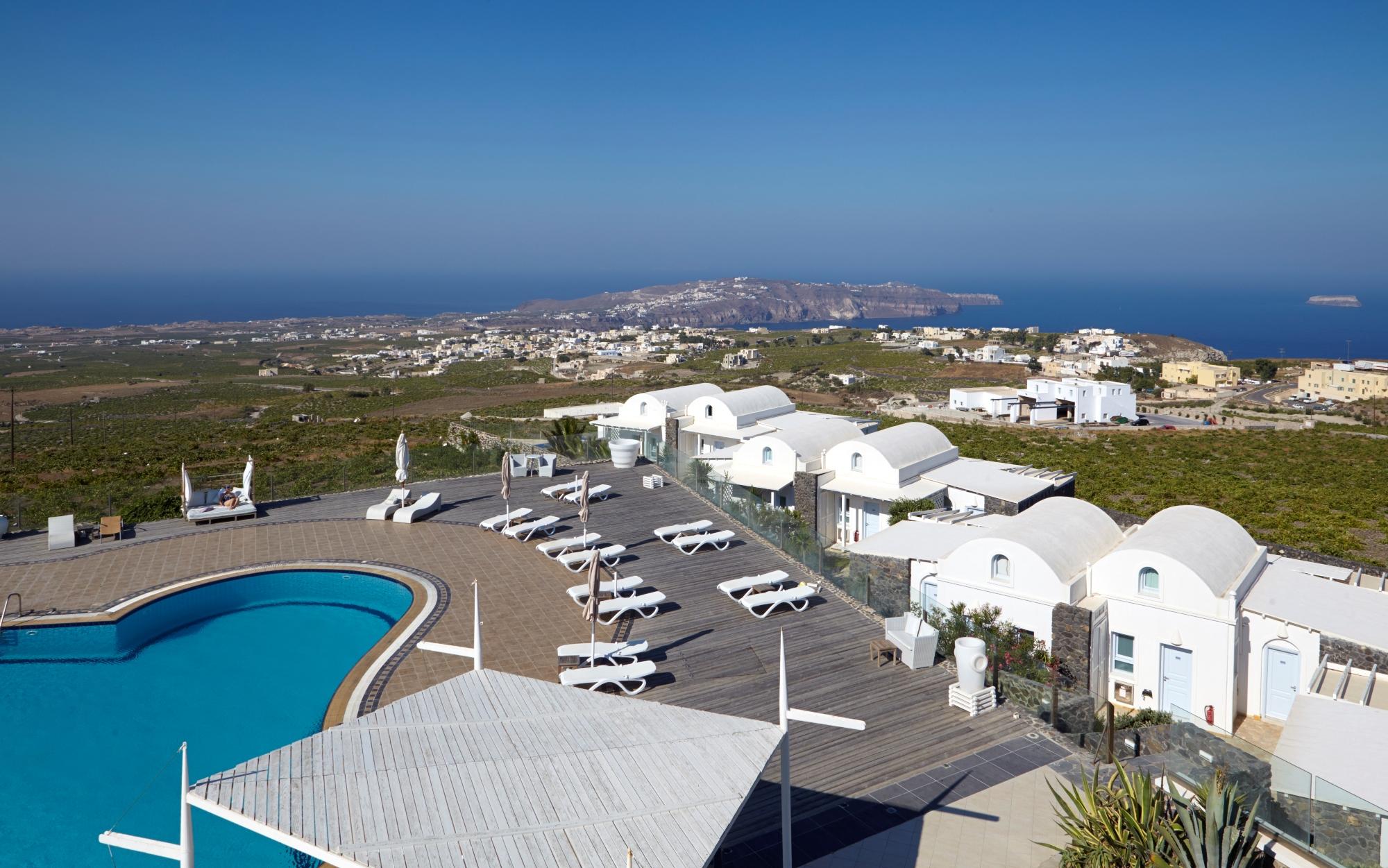 Orizontes Hotel Santorini Pyrgos Kallistis Luaran gambar
