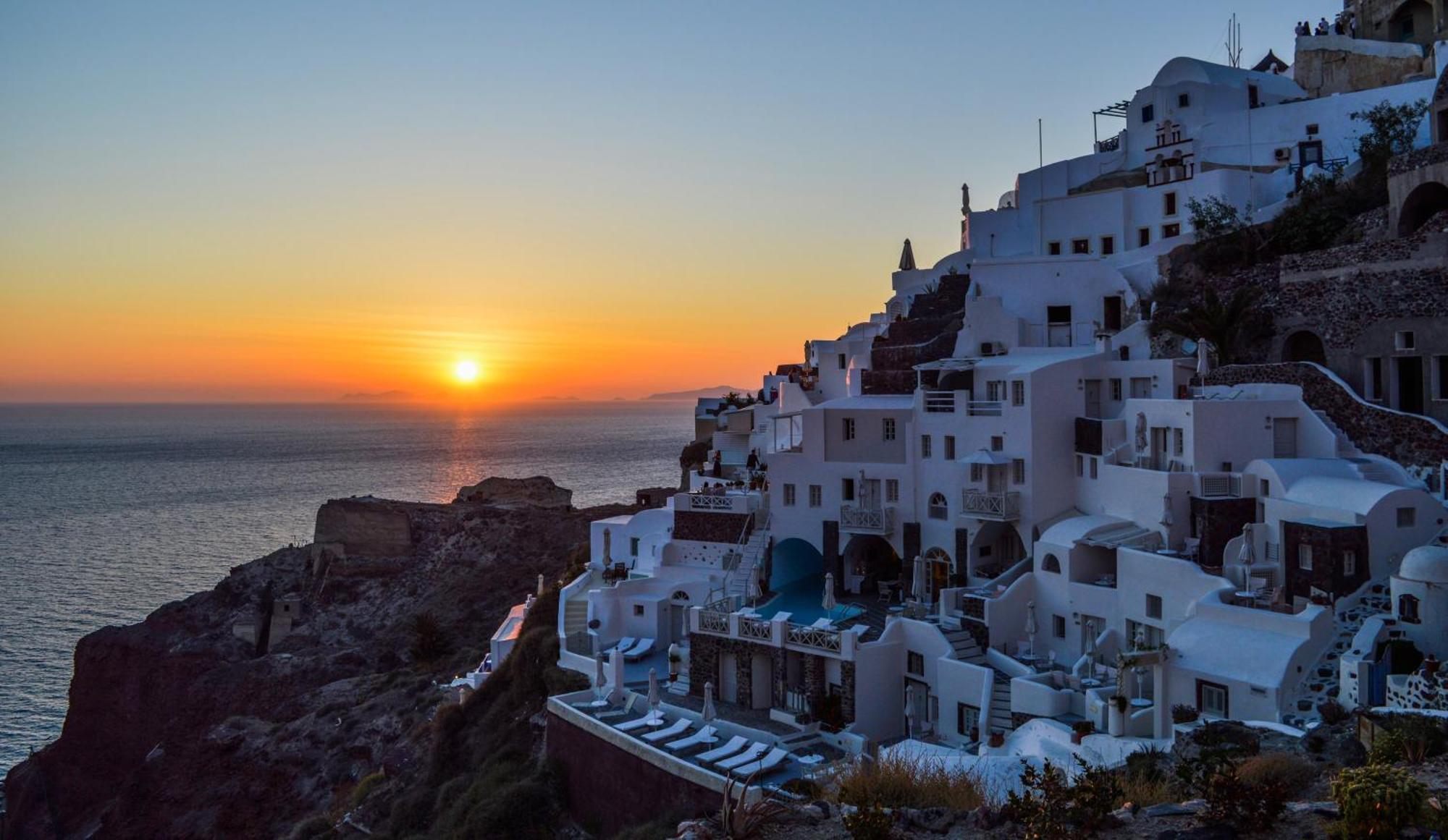 Orizontes Hotel Santorini Pyrgos Kallistis Luaran gambar