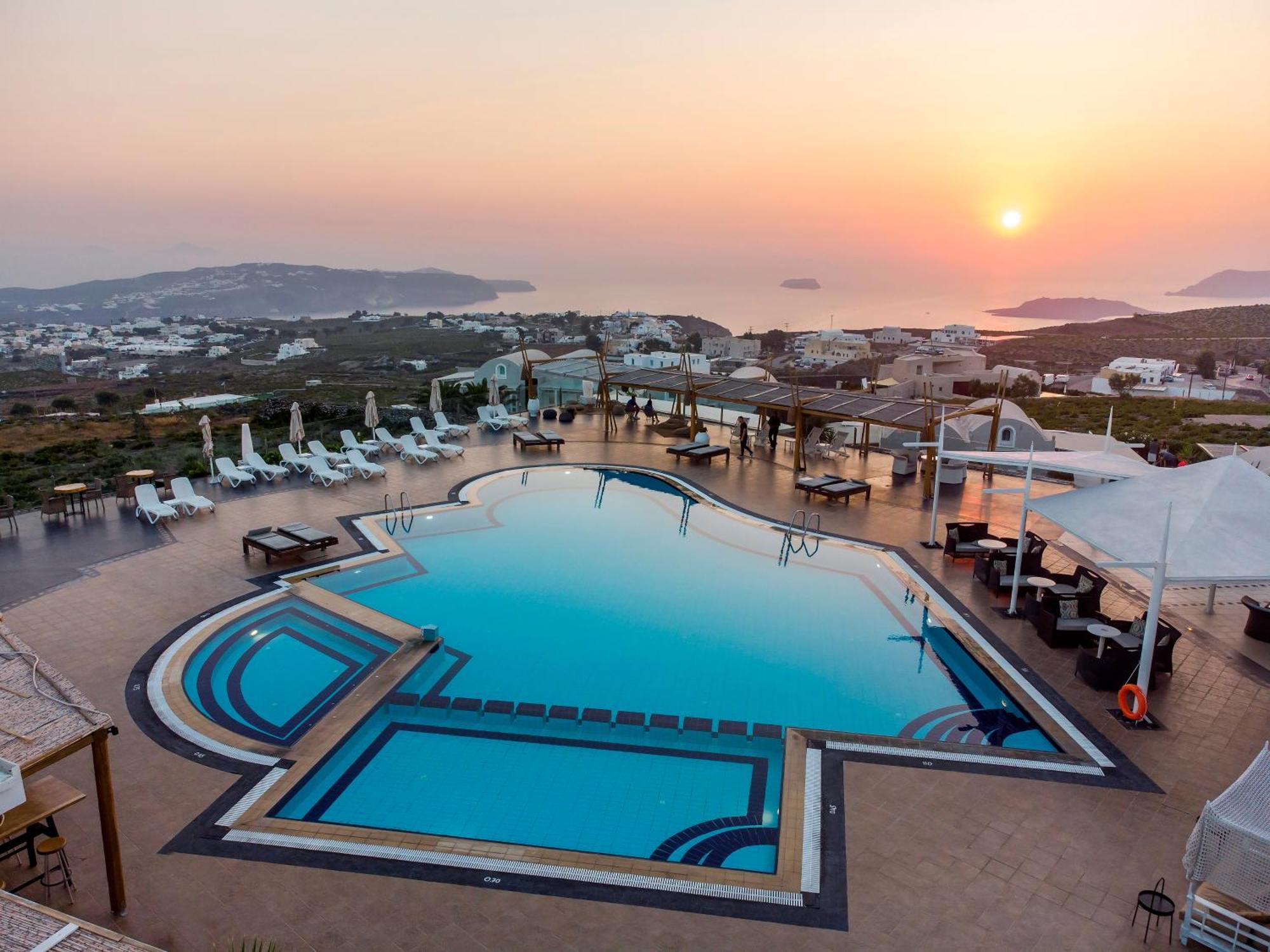 Orizontes Hotel Santorini Pyrgos Kallistis Luaran gambar